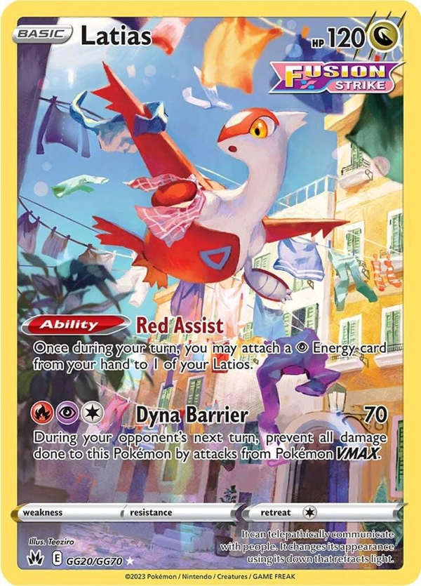 Latias #GG20 PSA8