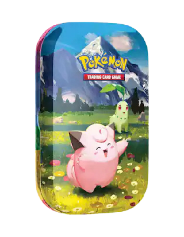 Ascended Heroes Clefairy & Chikorita Mini Tin (OPEN/EMPTY)