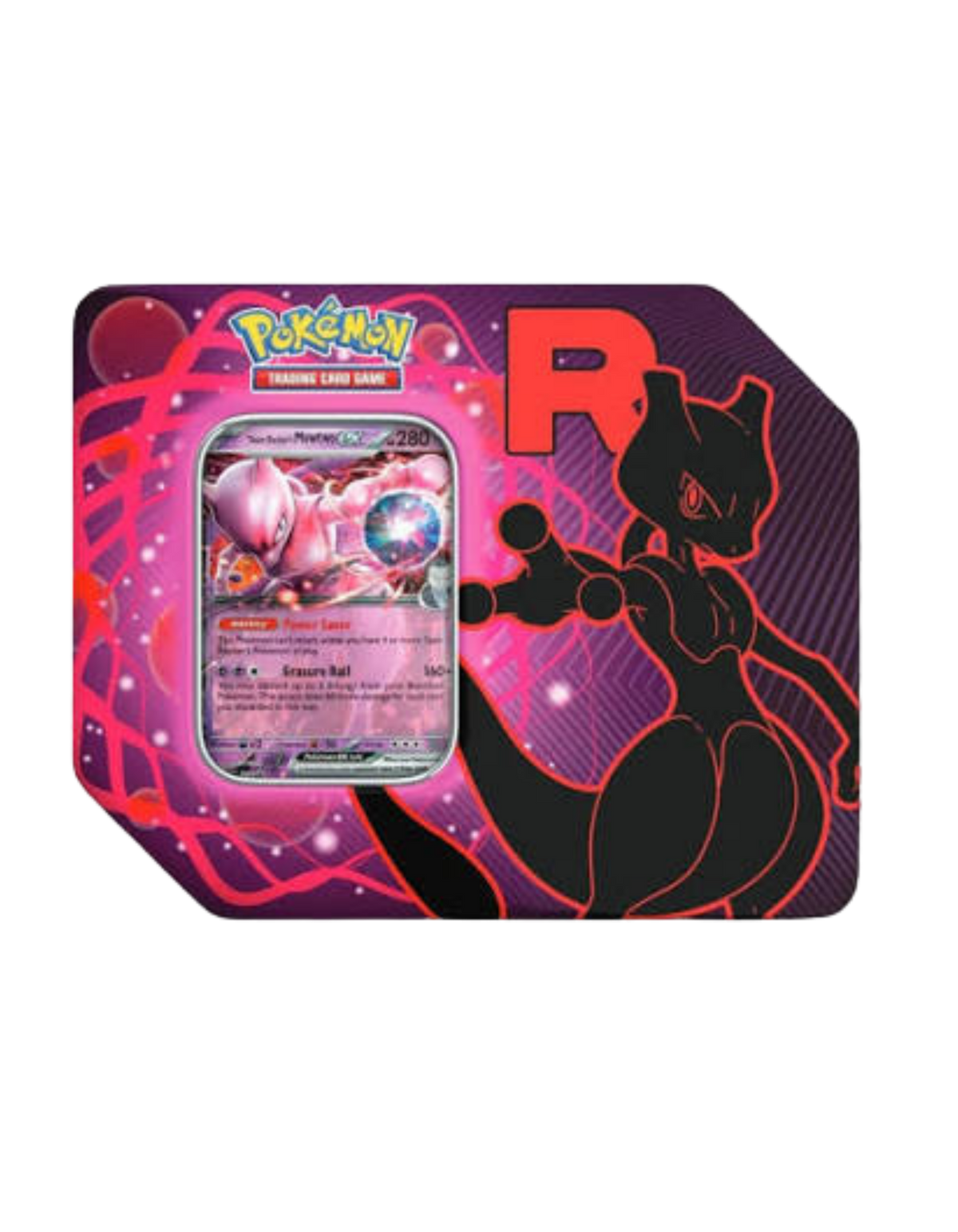 Destined Rivals Team Rocket Mewto Tin (OPEN/EMPTY)