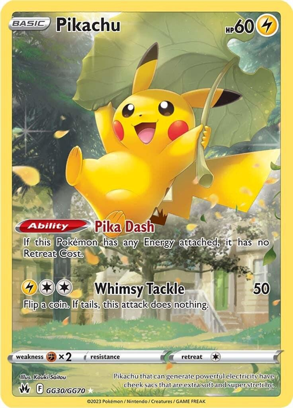 Pikachu #GG30 PSA7