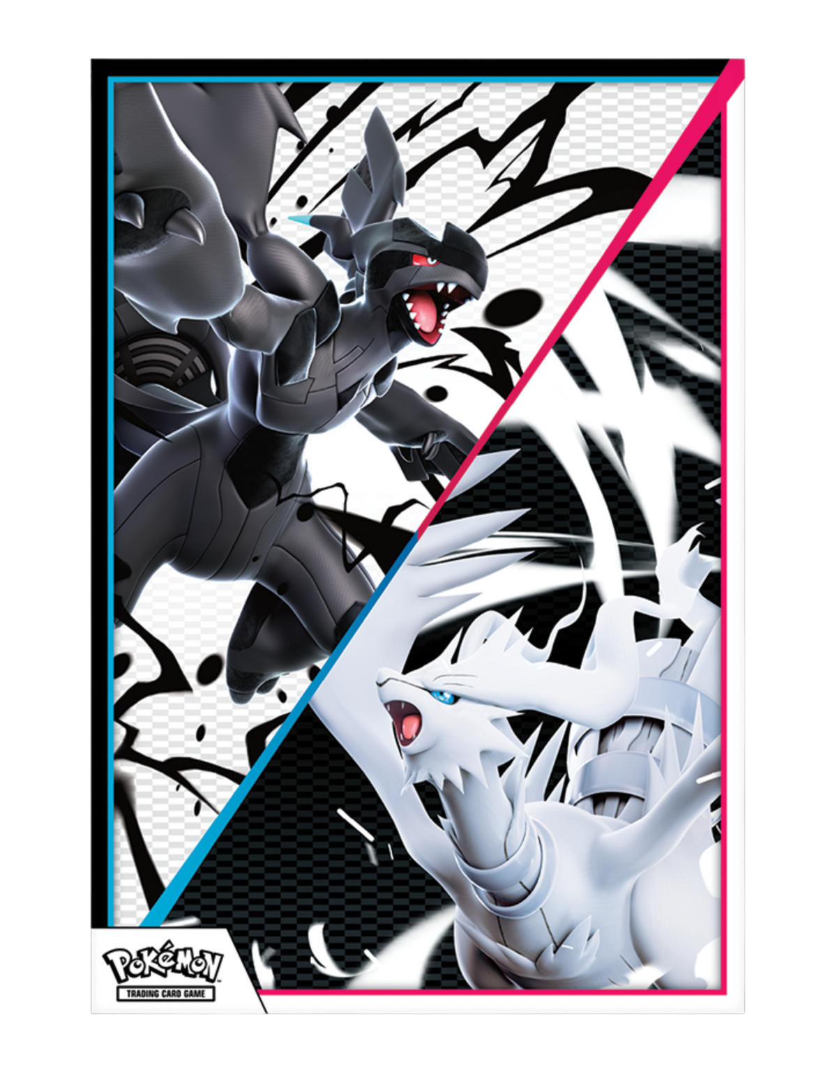 Black Bolt & White Flare Unova Poster